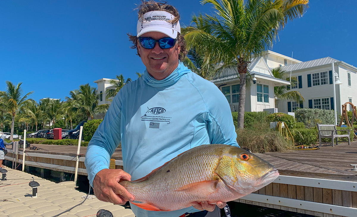 mutton snapper caught in the Marquesas Keys